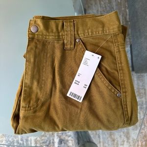 Standard Cloth Flared Cargo Pant (Green)